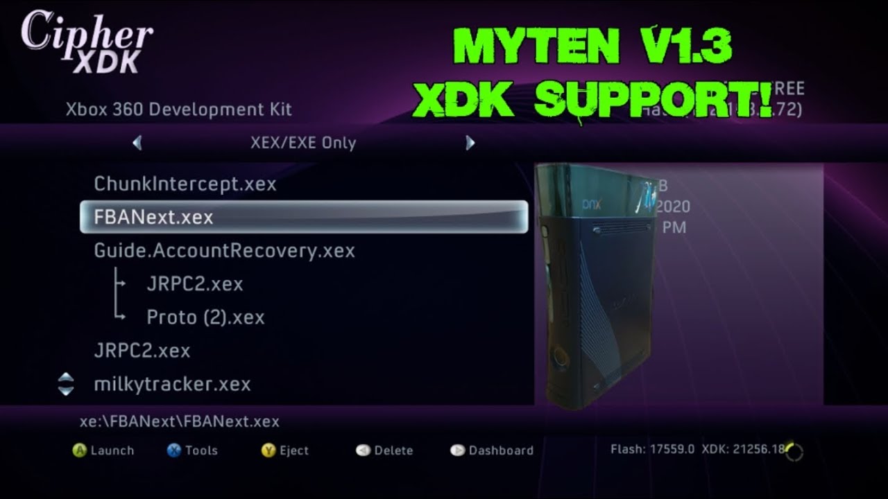 Myten V1.3 RGLoader/XDK Support Showcase/Release!