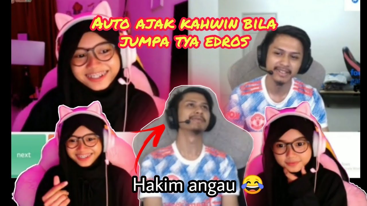 AUTO AJAK KAHWIN 😂 TYA EDROS NYANYIKAN LAGU HAPPY BIRTHDAY UNTUK HAKIM #HakimGaming #Ometv