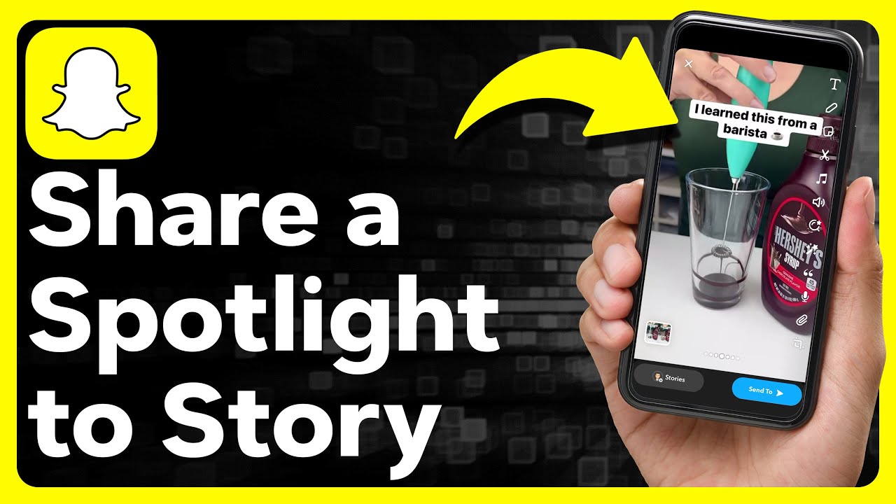How To Share A Spotlight To Snapchat Story