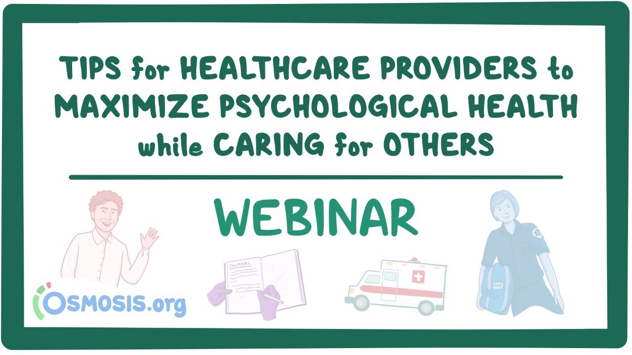 First Responders First: Tips for healthcare providers to maximize psychological health