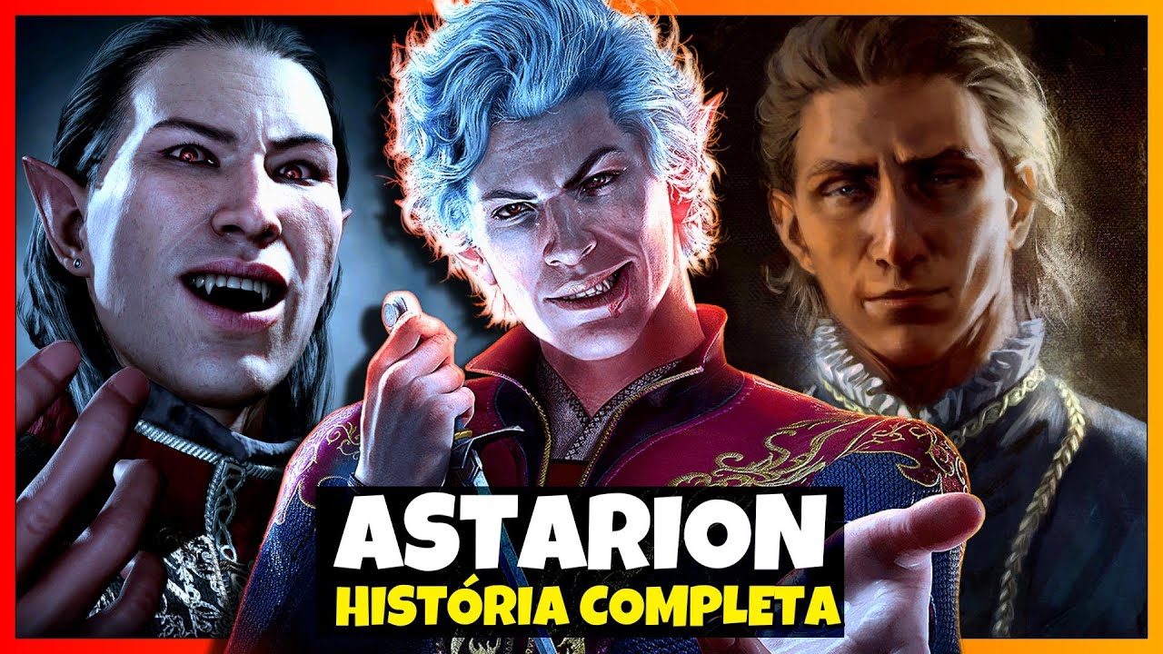 ASTARION - HISTÓRIA COMPLETA E ESCOLHAS IMPORTANTES! BG3 Lore