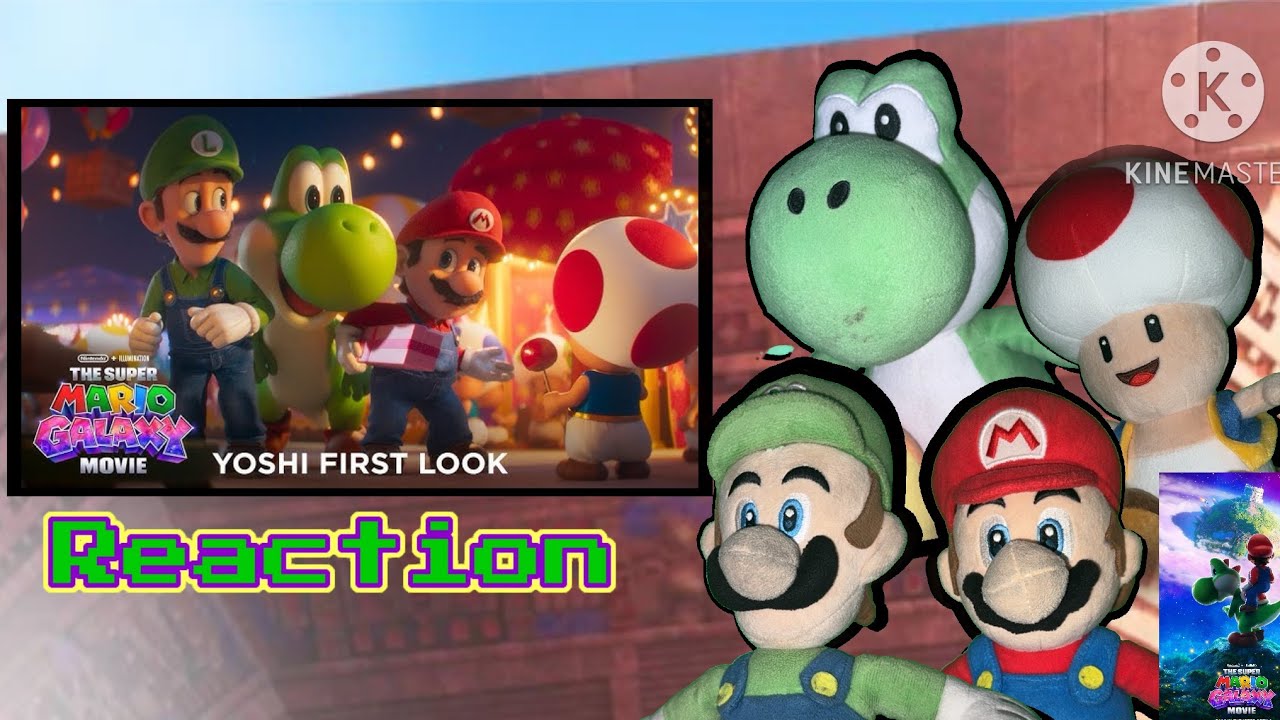 SLN: The Super Mario Galaxy Movie | Yoshi First Look REACTION