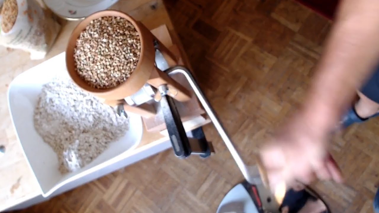 🌾Make your own buckwheat flour with a grain flaker