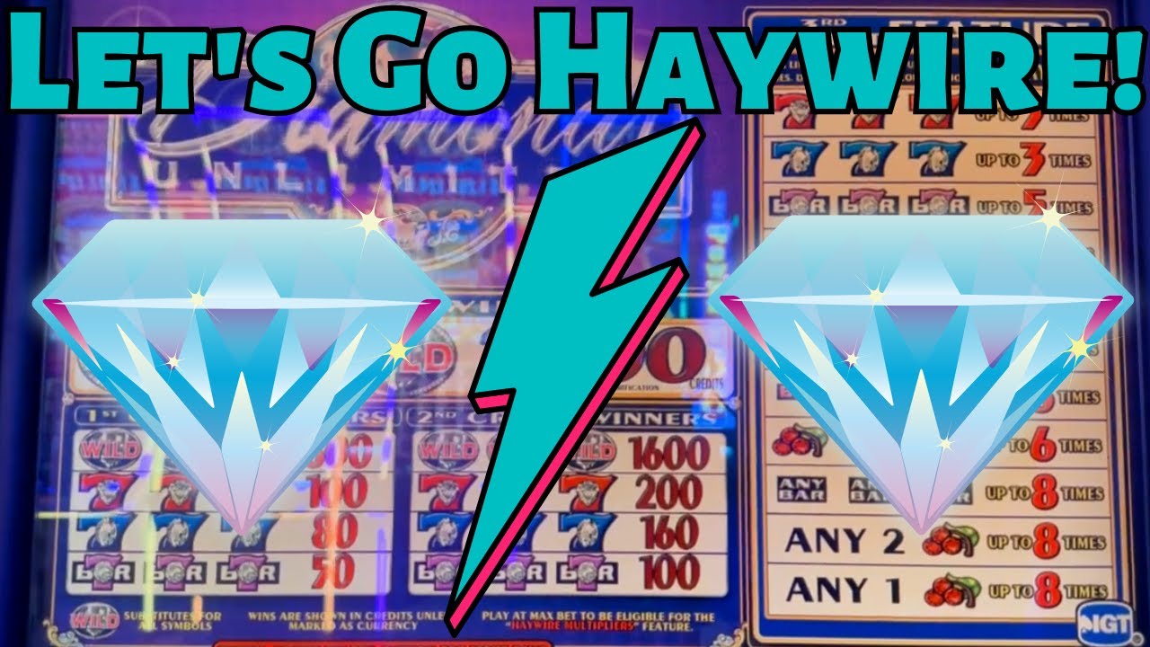 Никогда не играл в Diamond Unlimited Haywire и Triple Double Gold Doubloon!