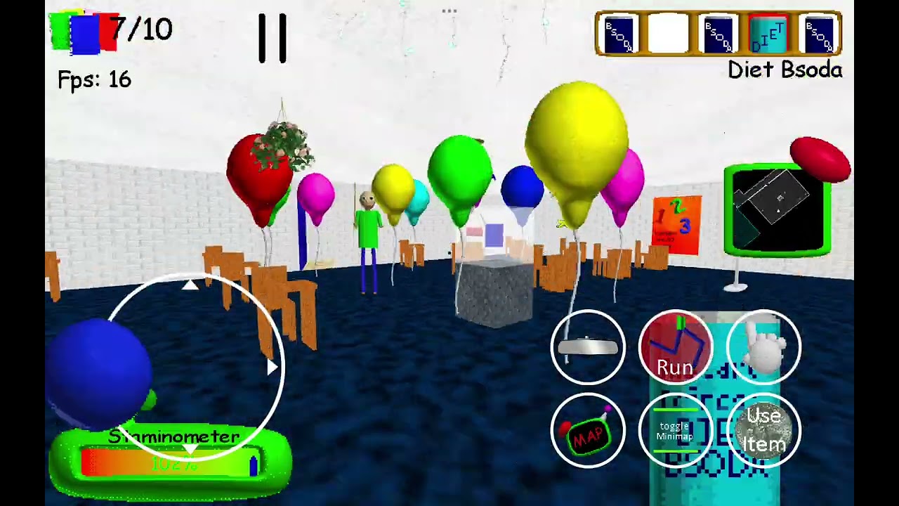 Baldi Basics Full Remastered Reworked Baldi newly Classic schoolhouse gameplay (my level)