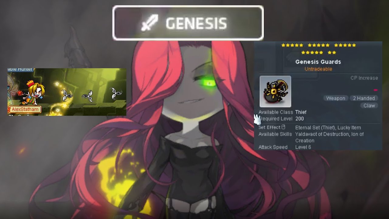 32M CP Night Lord Solo Hard Heretic Hilla (Genesis Mode) + Liberation! 😅 | MapleSEA 😃