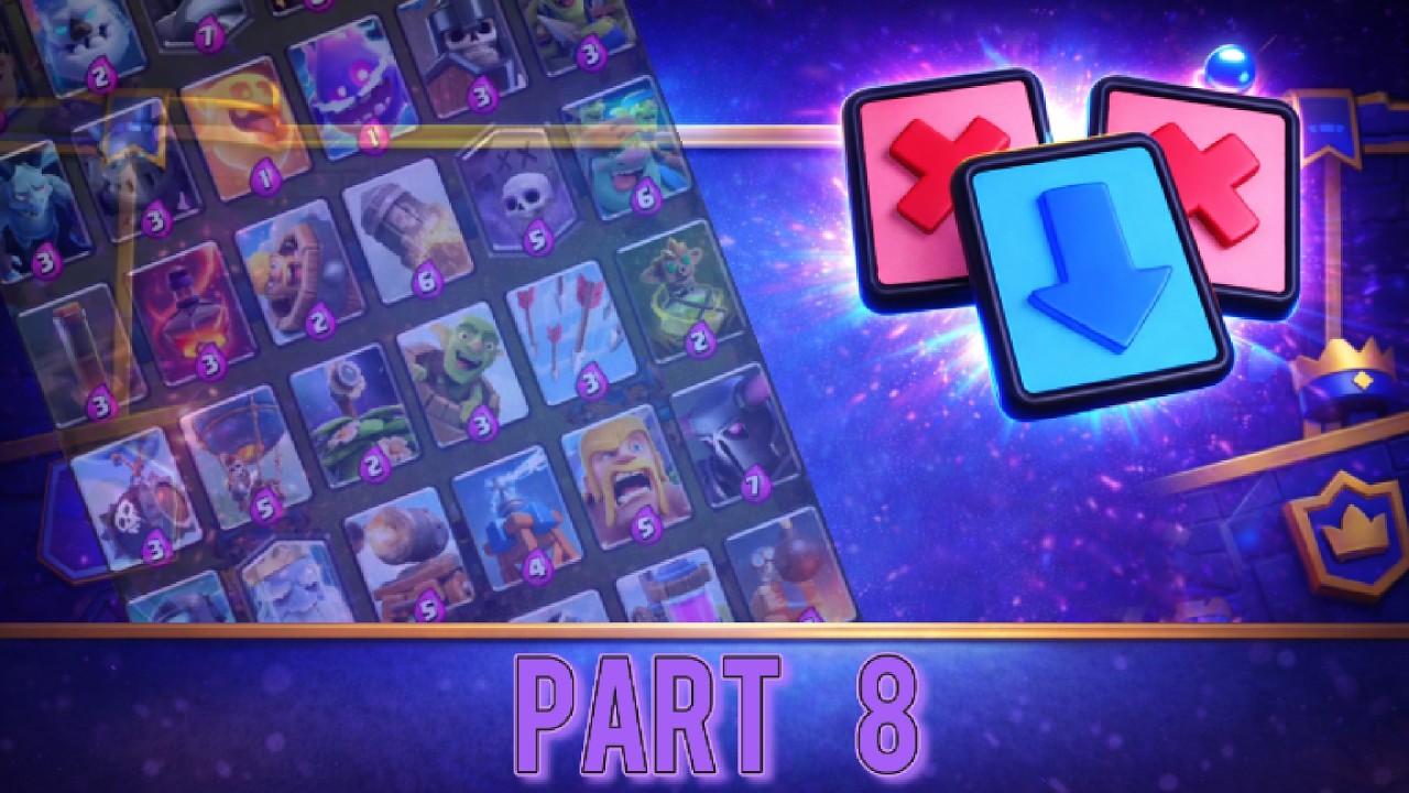 Clash Royale Megadeck-Auswahl-Herausforderung Part 8