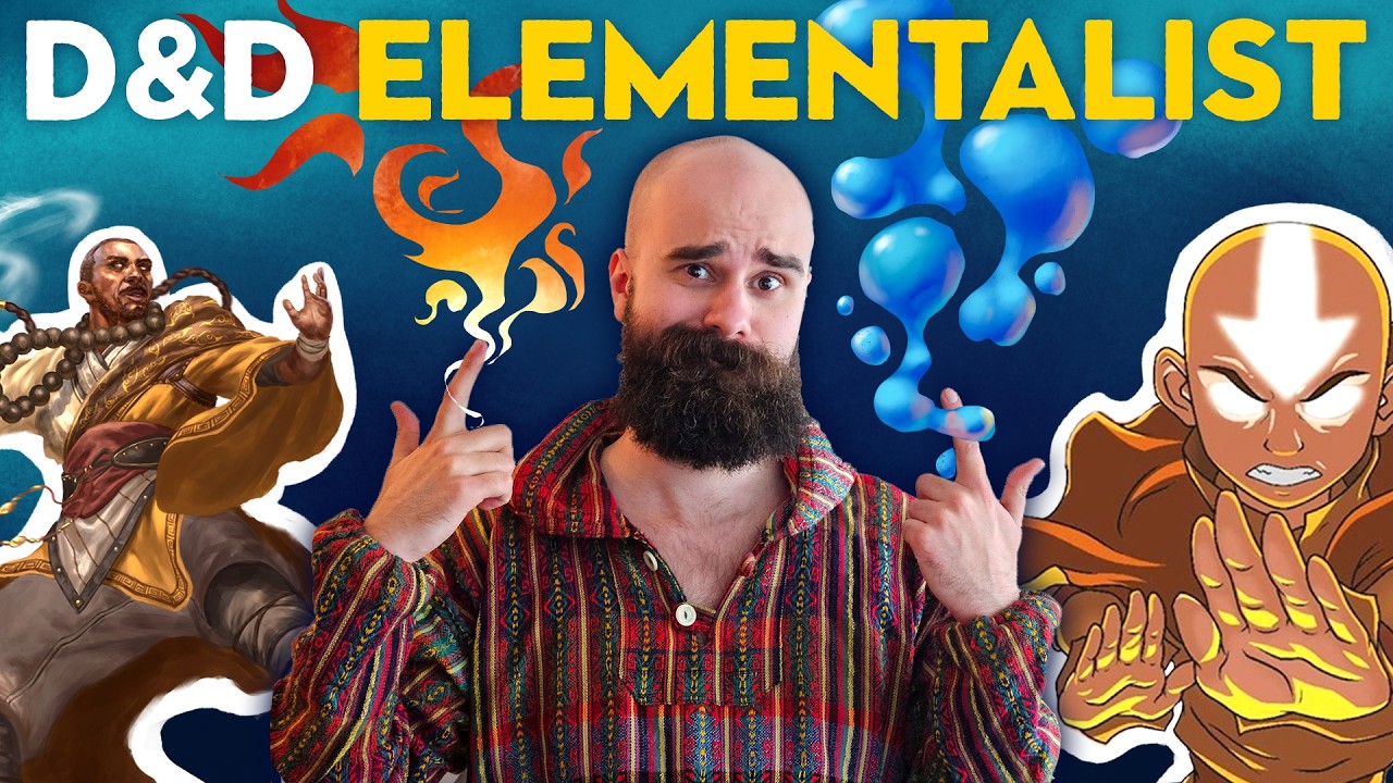 I Made A D&D Class! The Element Bender - Full Breakdown