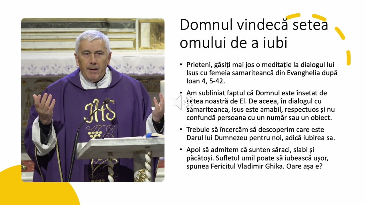 Domnul vindecă setea samaritencei de a iubi și a fi iubită