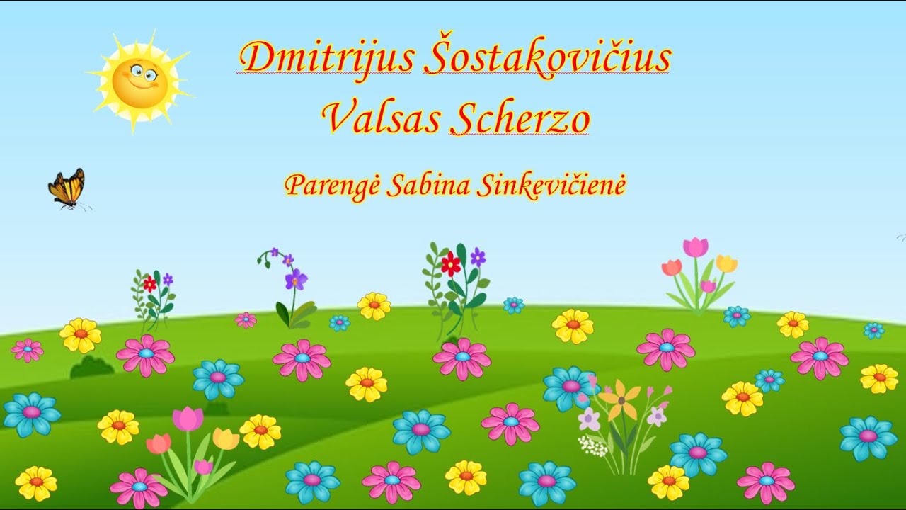 Aktyvus muzikos klausymas -  Gėlių šokis.