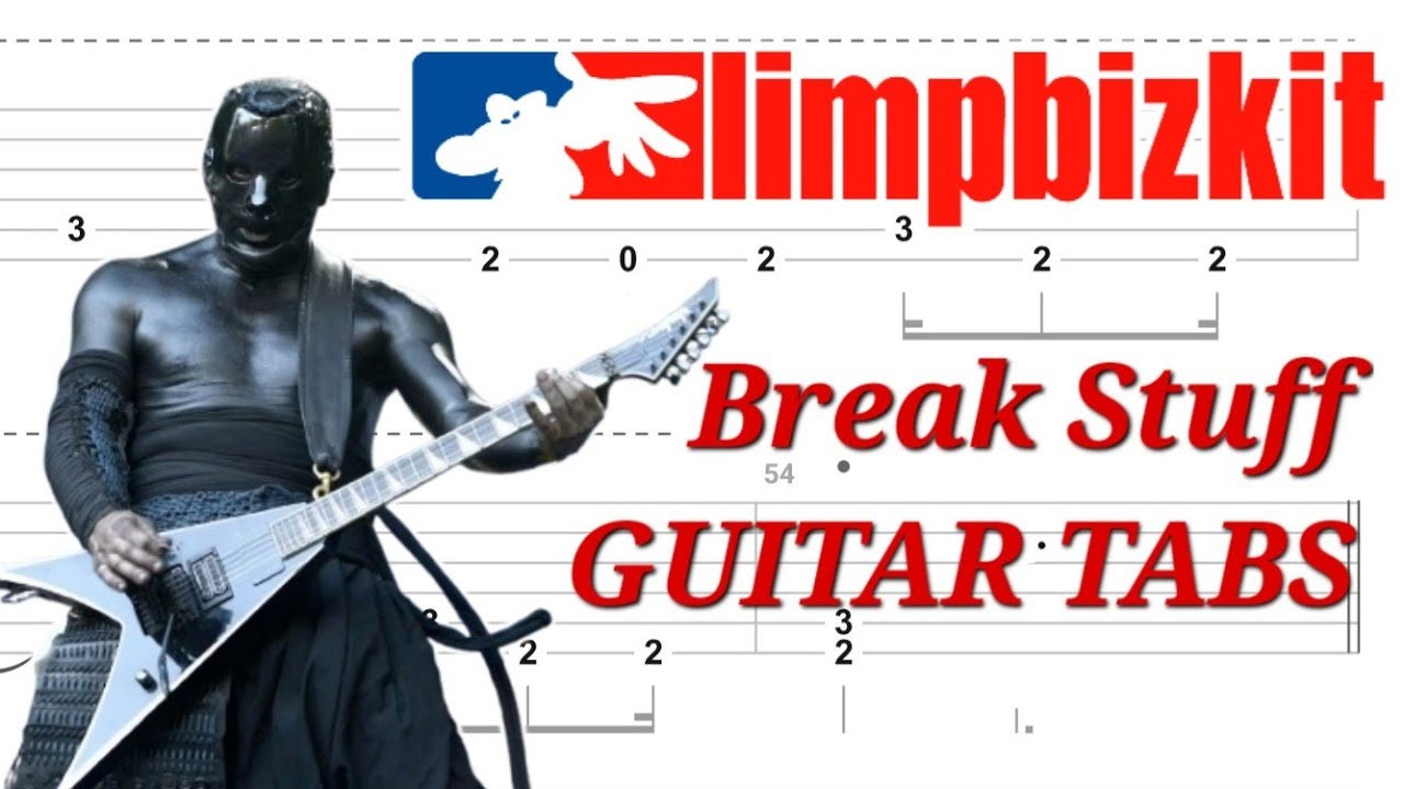Limp Bizkit - Break Stuff GUITAR TABS | Cover | Tutorial | Lesson
