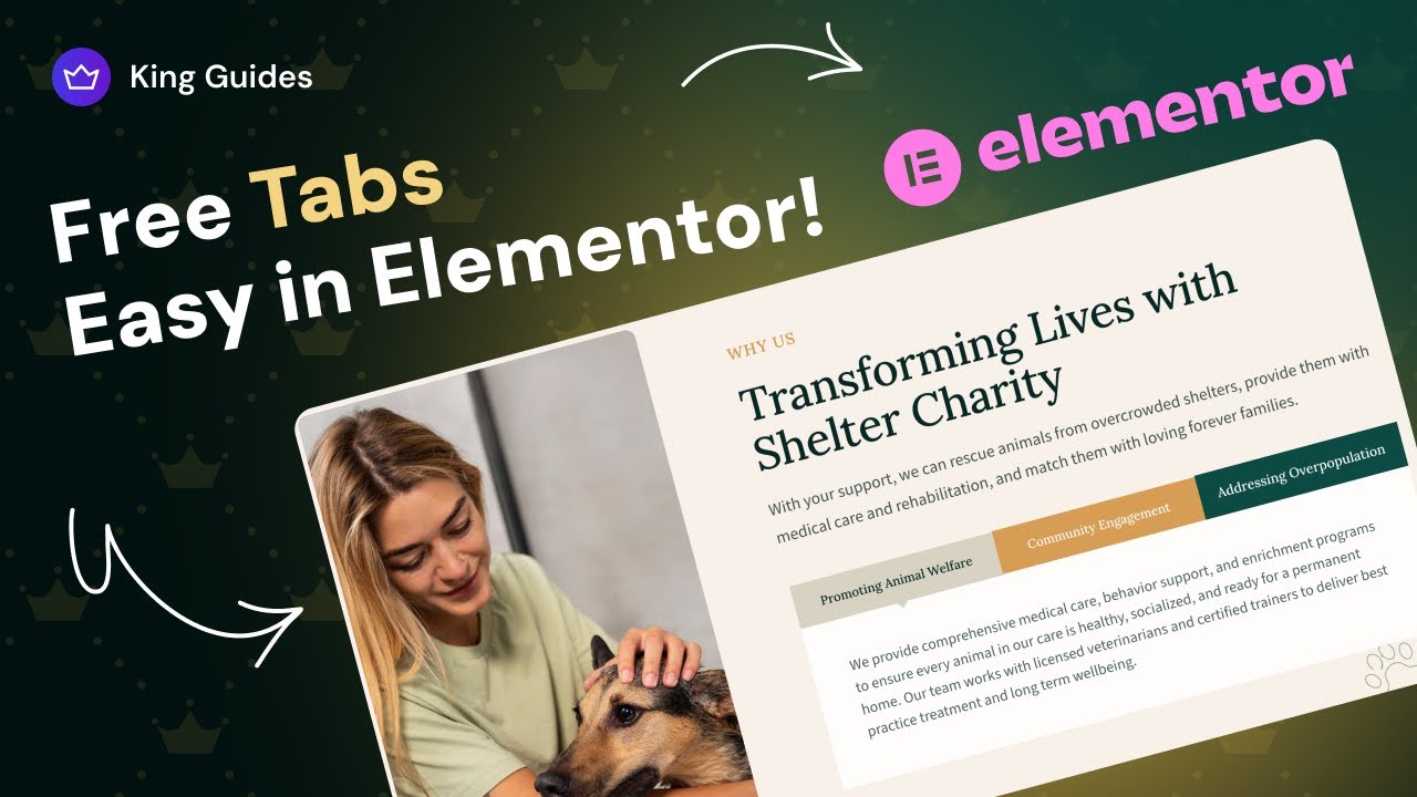 How to Create Tabs Easy in Elementor for Free? - King Addons for Elementor