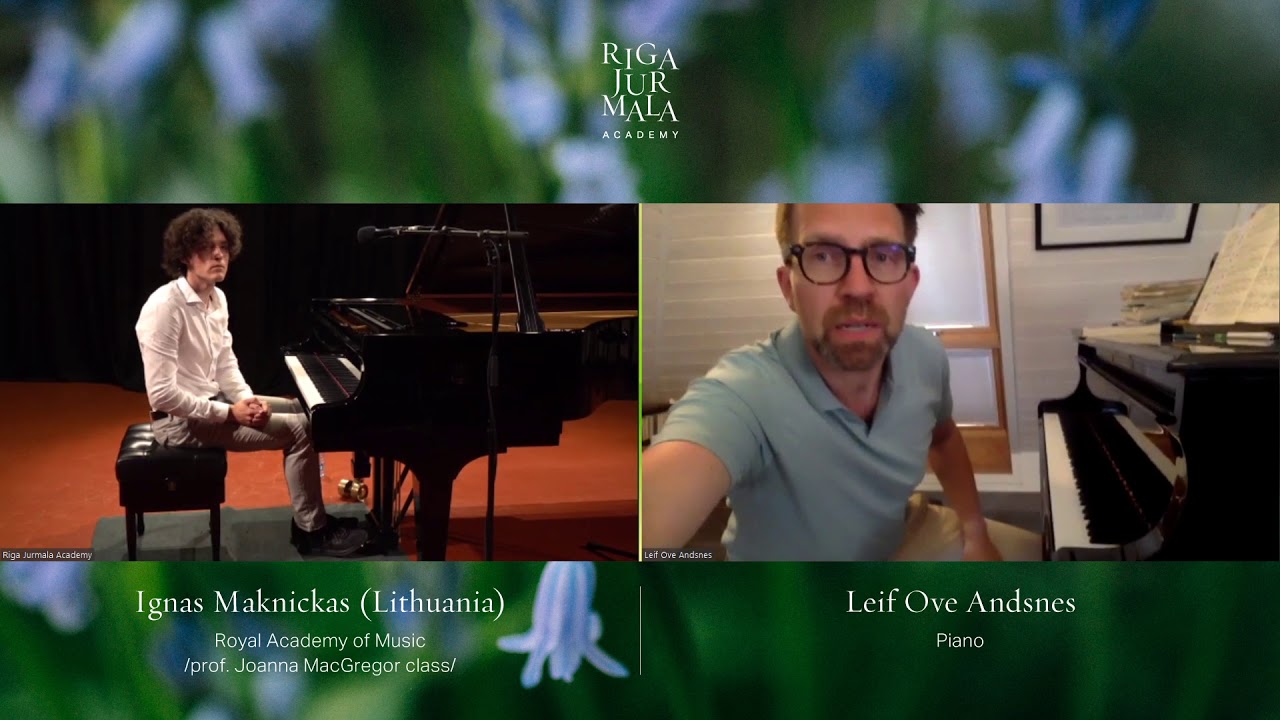 Live piano masterclass with Leif Ove Andsnes | RJ Online Music Academy - Masterclass #17