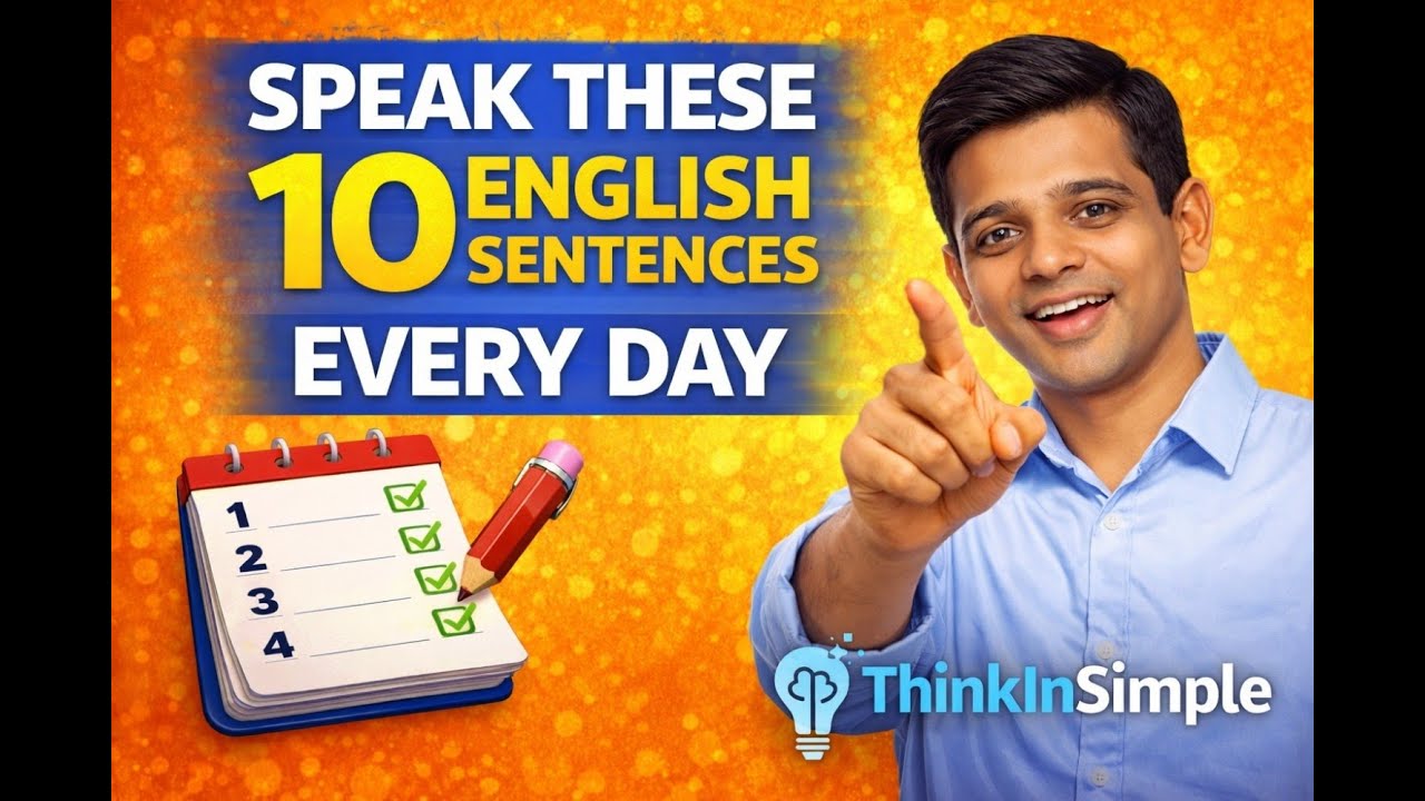 Speak English Like a Pro | 4️⃣ Speak These 10 English Sentences Every Day