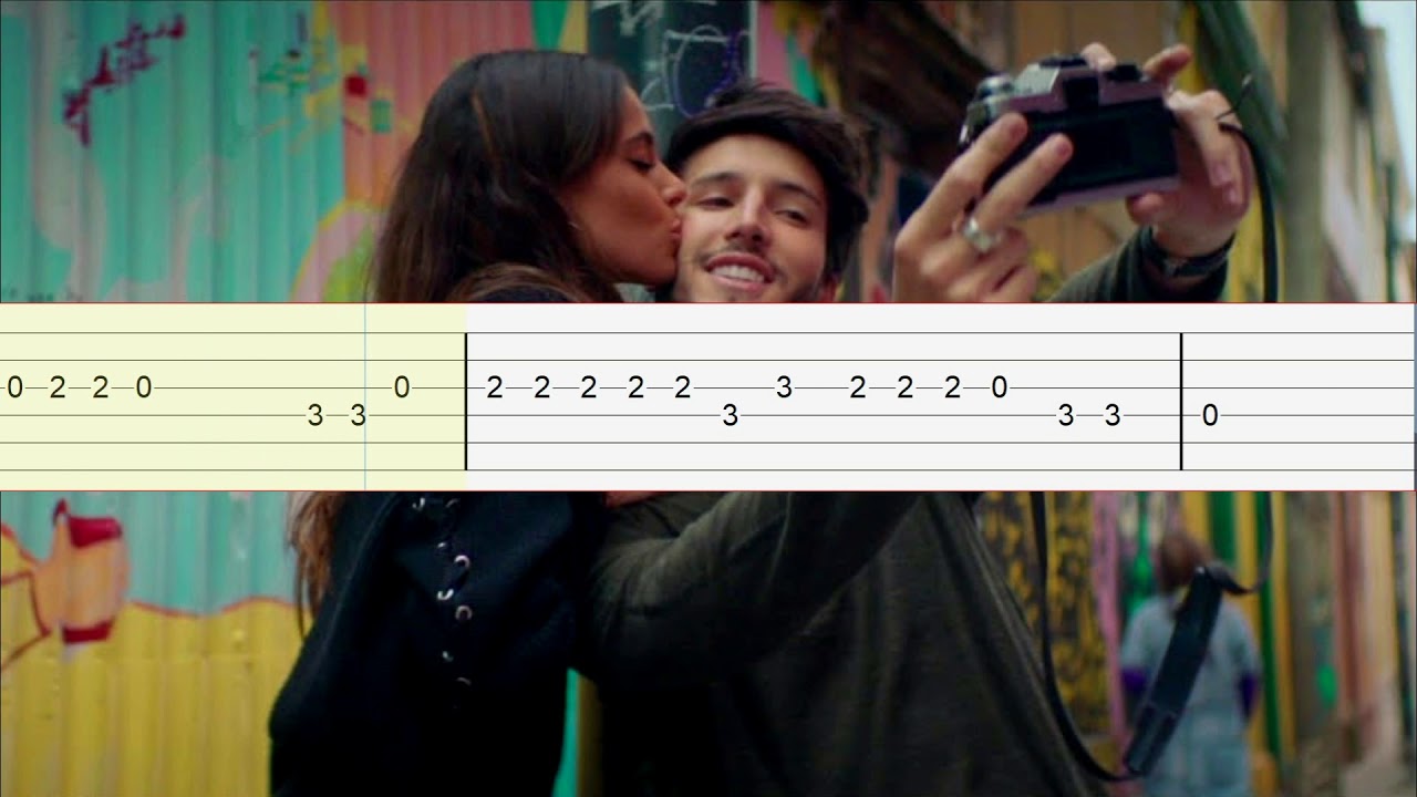 Cristina - Sebatian Yatra/Tutorial guitarra(Melodia)/Tablatura