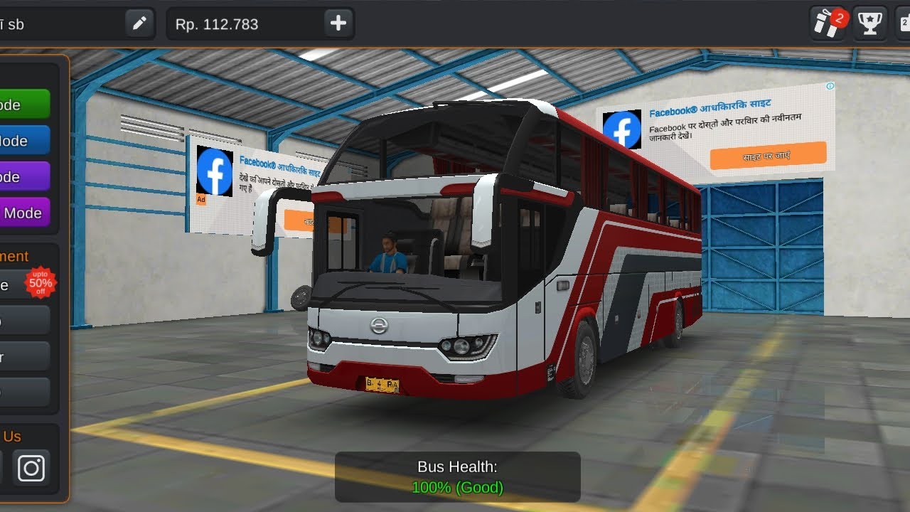 BUS GAMING INDONESIA SIMULATOR OVERTAKING CHECK THE SPEED 🚄🚅