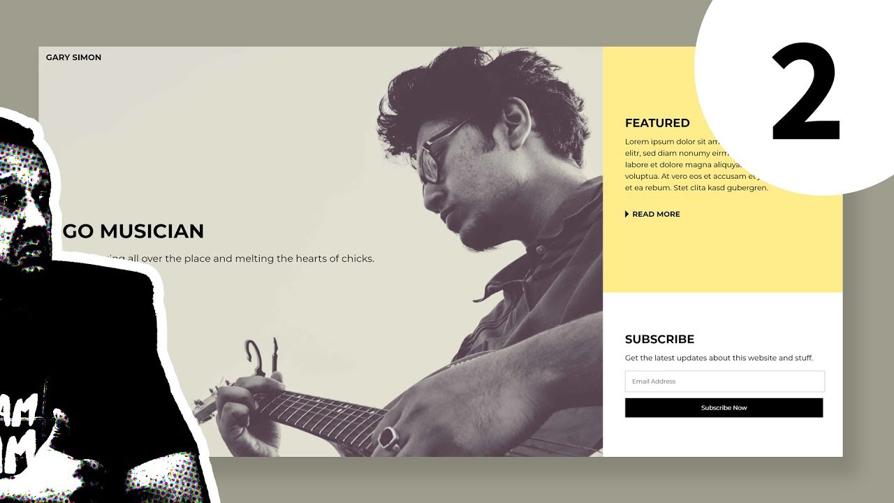Create a Modern Web Design from Scratch - Full Process - Part 2 of 2