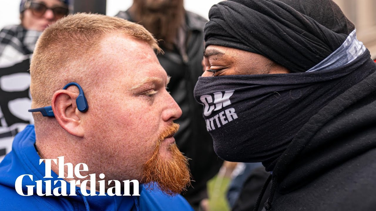 Tense scenes outside court as protesters await verdict of Kyle Rittenhouse