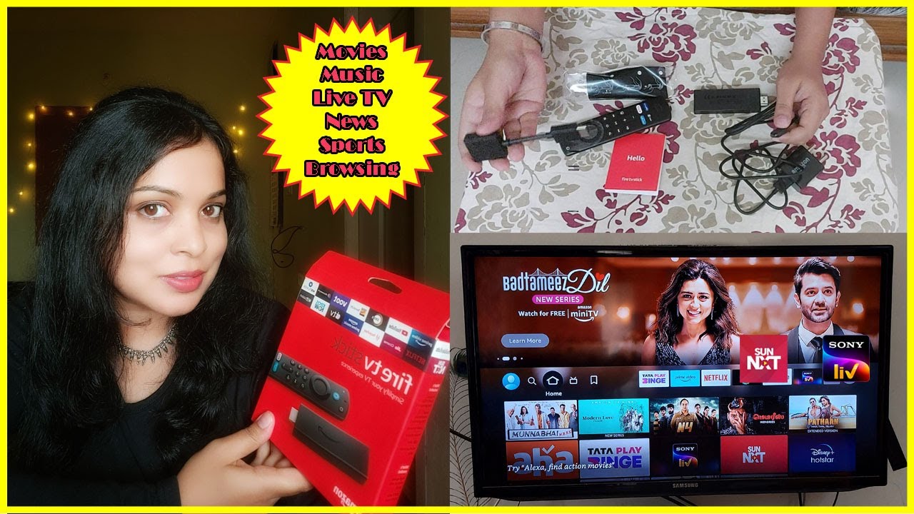 Convert Normal TV to Smart TV / Fire Tv Stick Set Up and Review