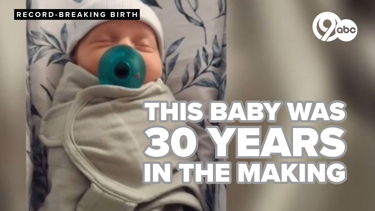 Record-breaking birth: Baby born in Tennessee from embryo that was preserved for 30 years