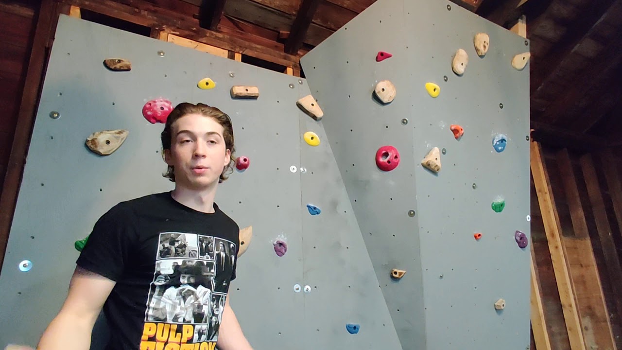 New set of Metolius climbing holds on the wall