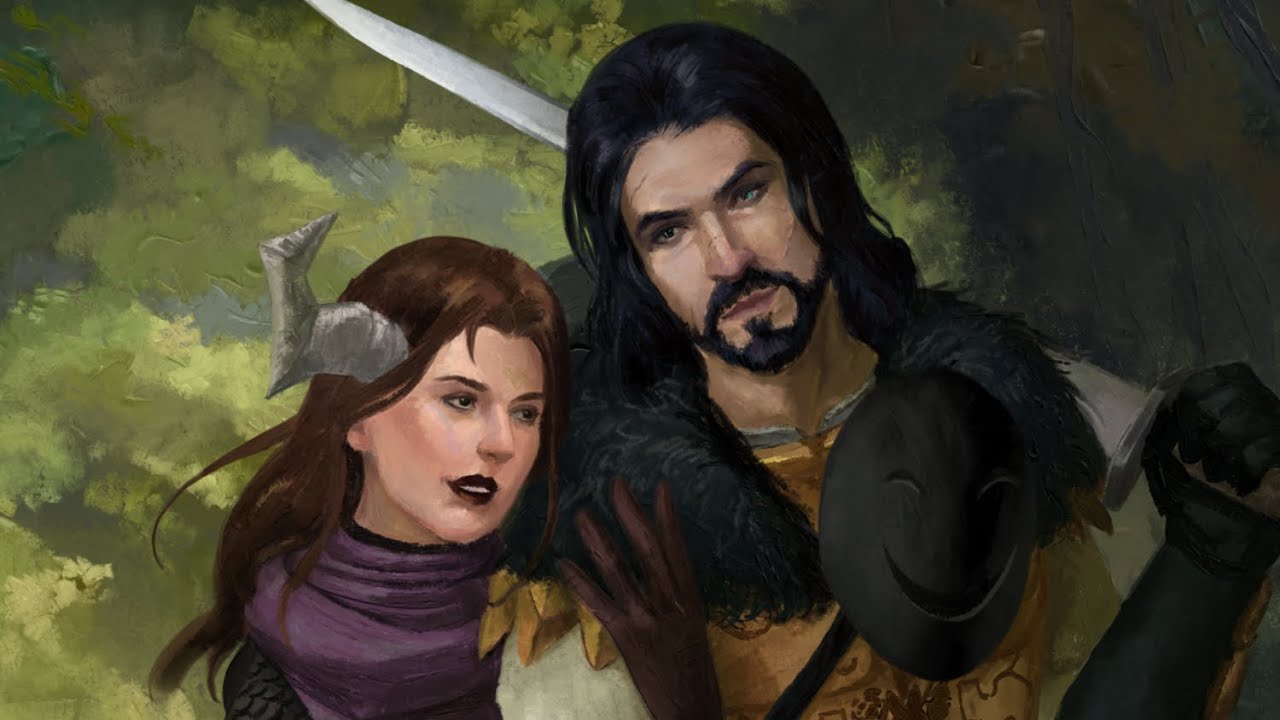 Krita Digital Characters: Larissa and Magradox
