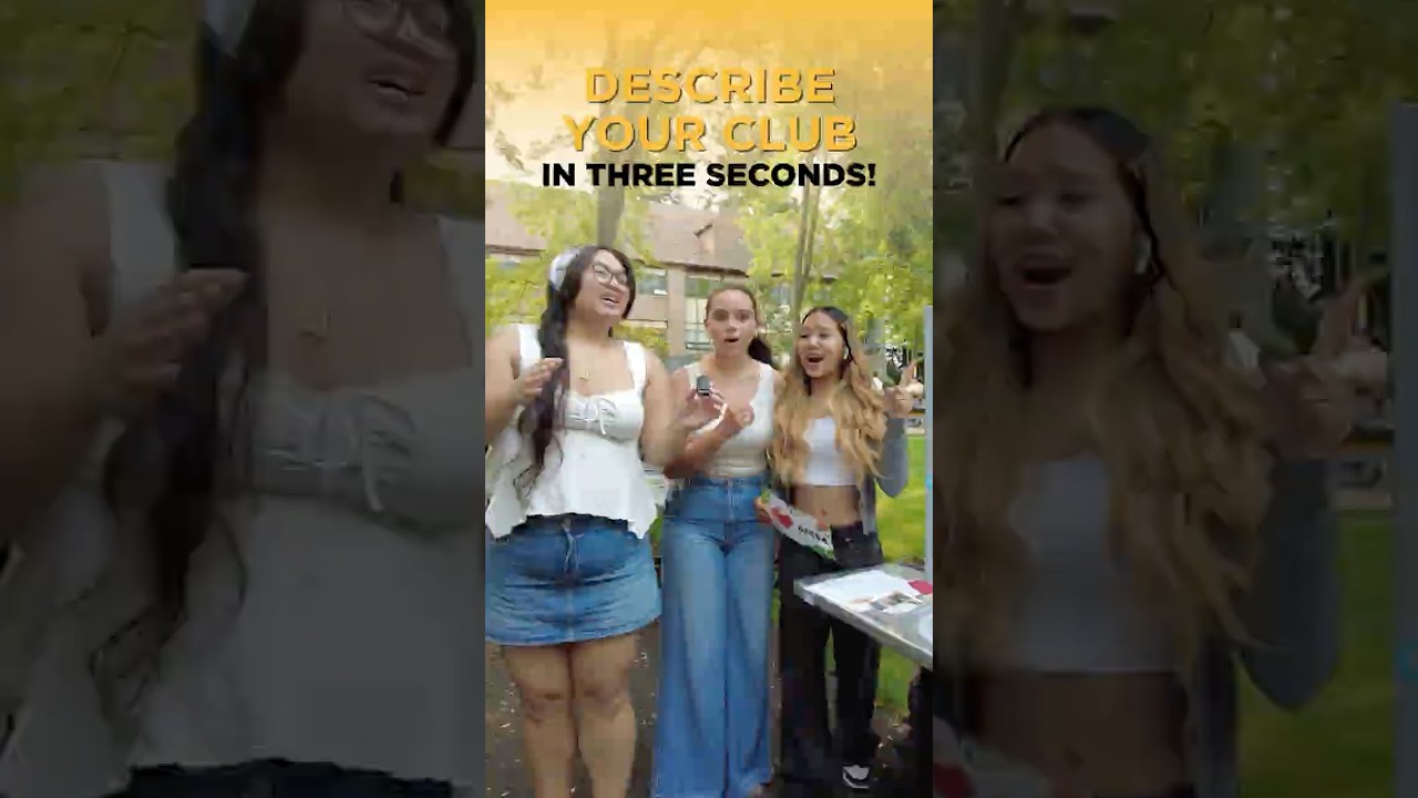 Describe your club in three seconds! #CollegeClubs #CollegeLife #Student #Clubs #university