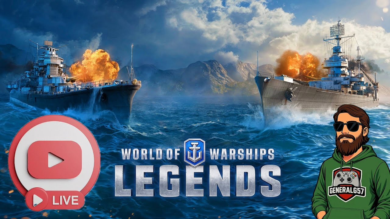 🔴 LIVE ⚓️ WOLRD OF WARSHIPS LEGENDS #live #worldofwarshipslegends #generalg57 