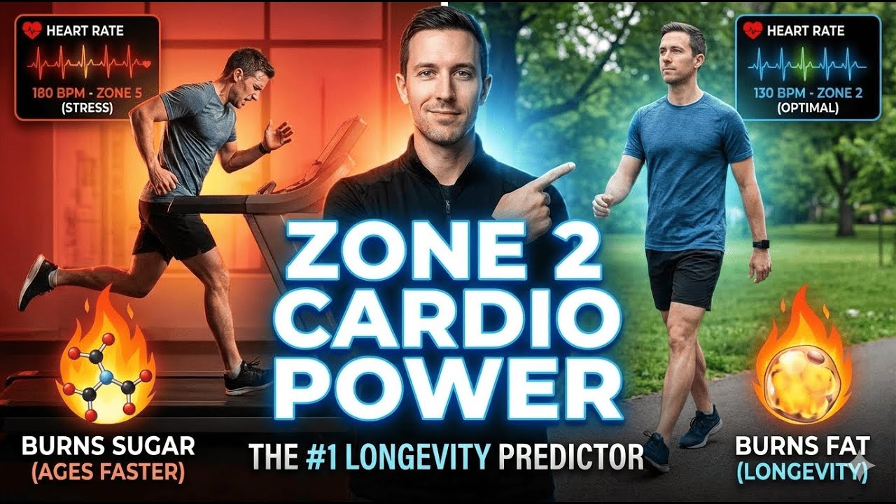 Zone 2 Cardio: The #1 Longevity Predictor (2026 Walking Protocol) 🧠 Biohacking 2026