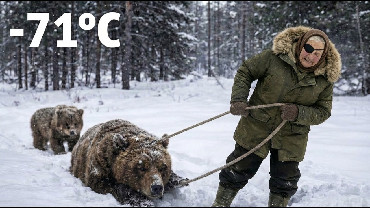 “In −71°C Siberia, an 80-Year-Old Woman Saves a Brown Bear Mother and Cub”