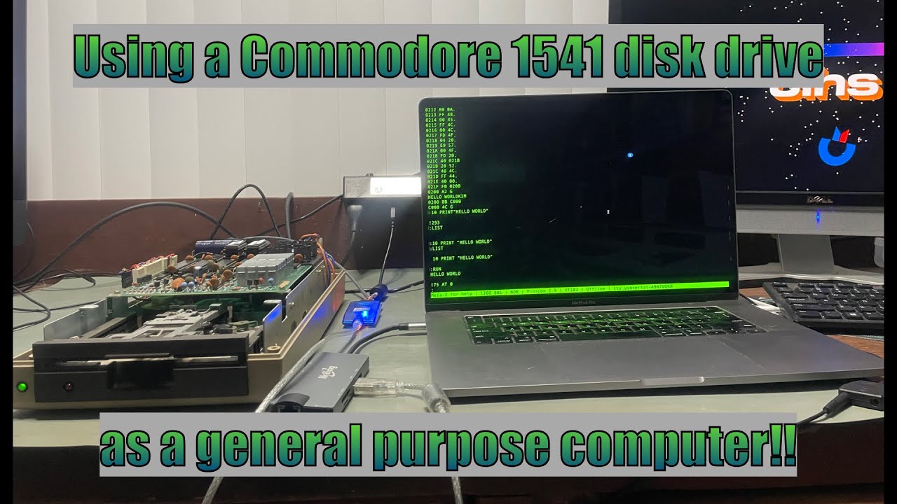 Можно ли использовать дисковод Commodore 1541 в качестве компьютера общего назначения?