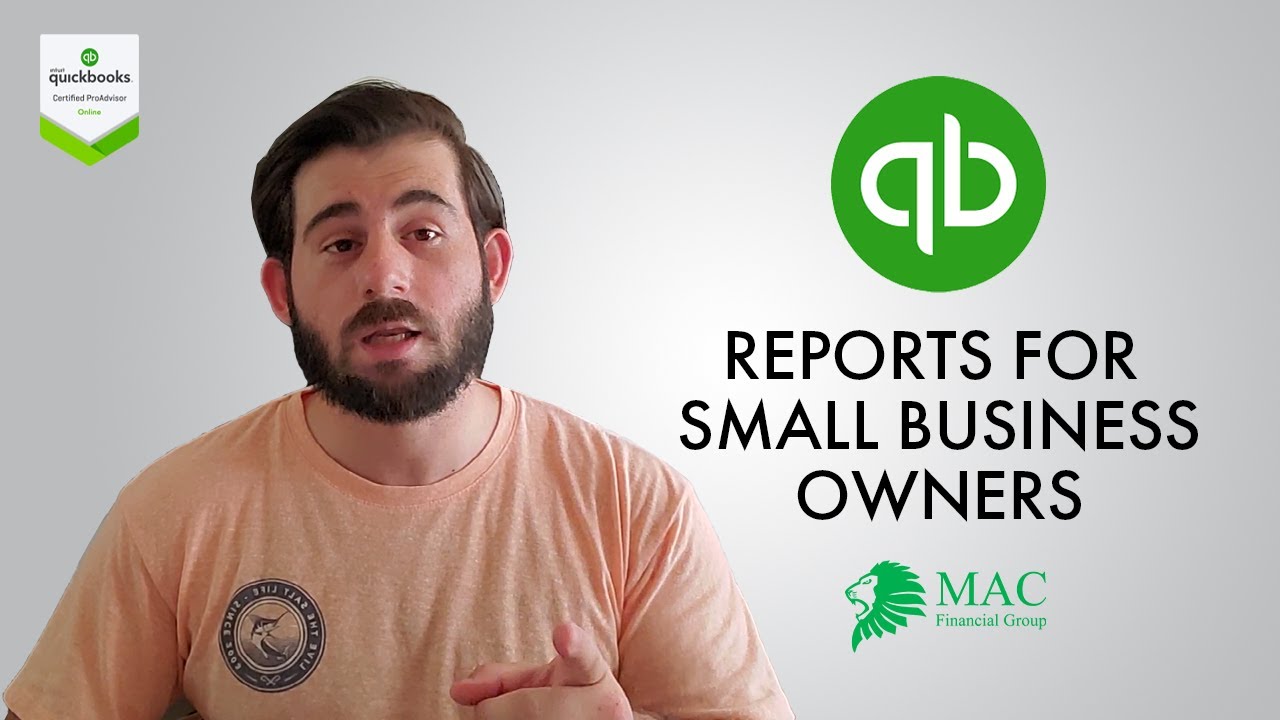 NEED TO KNOW Reports in QuickBooks Online for Small Business Owners
