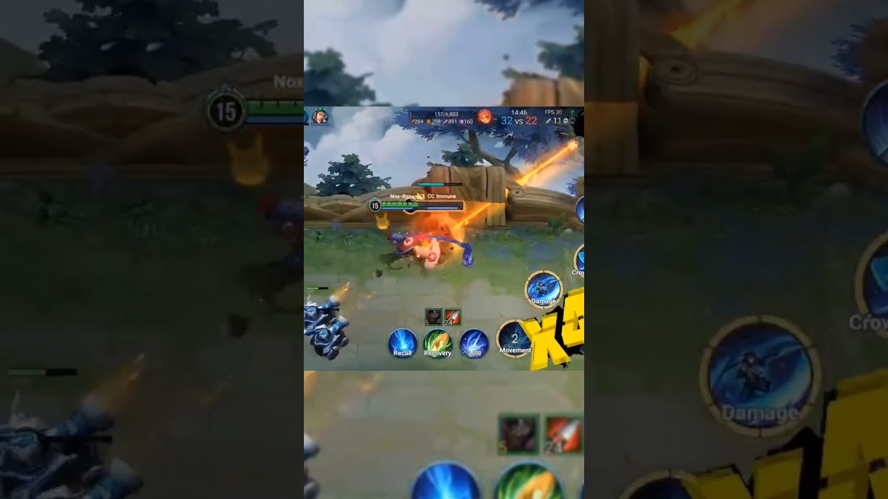 Lam 1v4 Quadra takedown #Hok #MobileMOBA