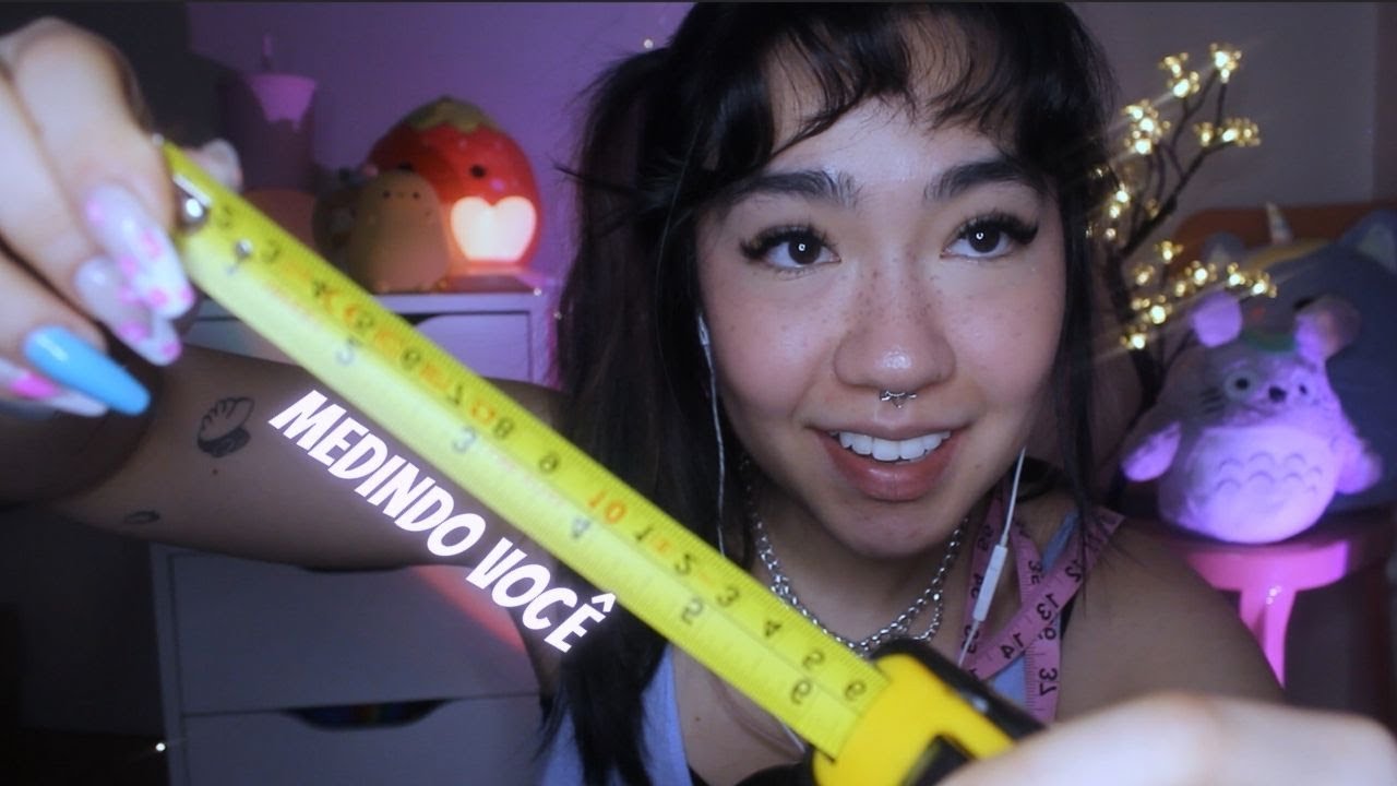 ASMR RÁPIDO | Tirando suas MEDIDAS (mas é com COMANDOS e OBJETOS INUSITADOS)