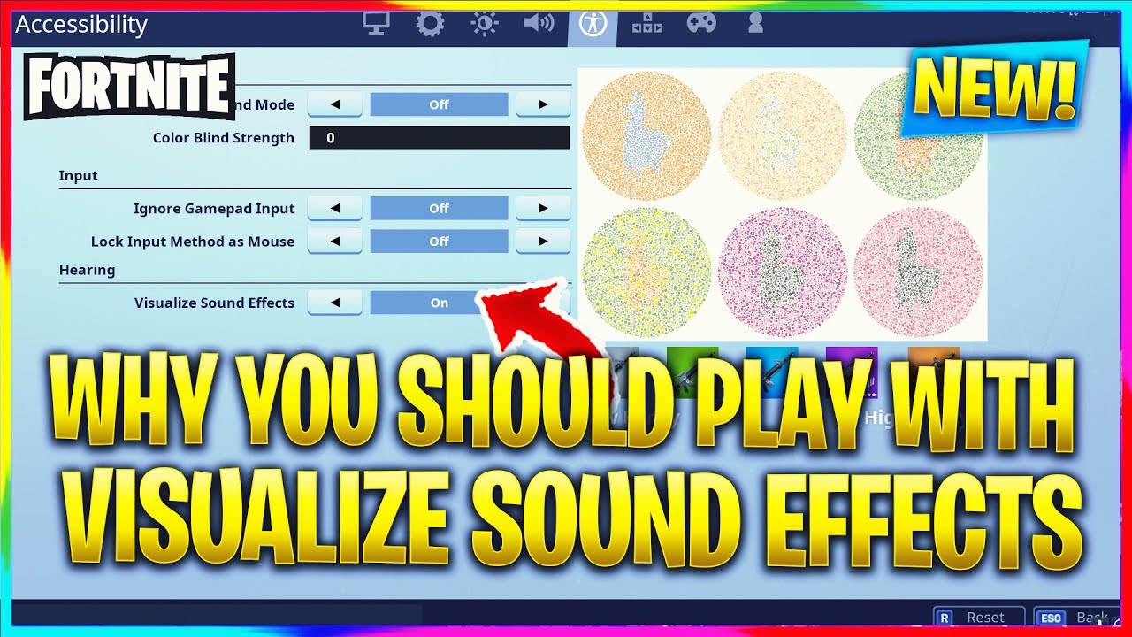 WHY YOU SHOULD USE VISUALIZE SOUND EFFECTS IN FORTNITE! | Fortnite Tips and Tricks