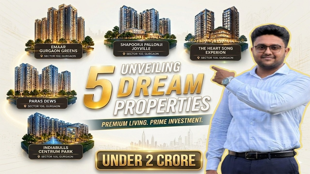 🏙️ BEST PROJECTS UNDER ₹2 CRORE ON DWARKA EXPRESSWAY | GURGAON REAL ESTATE 2026 🔥