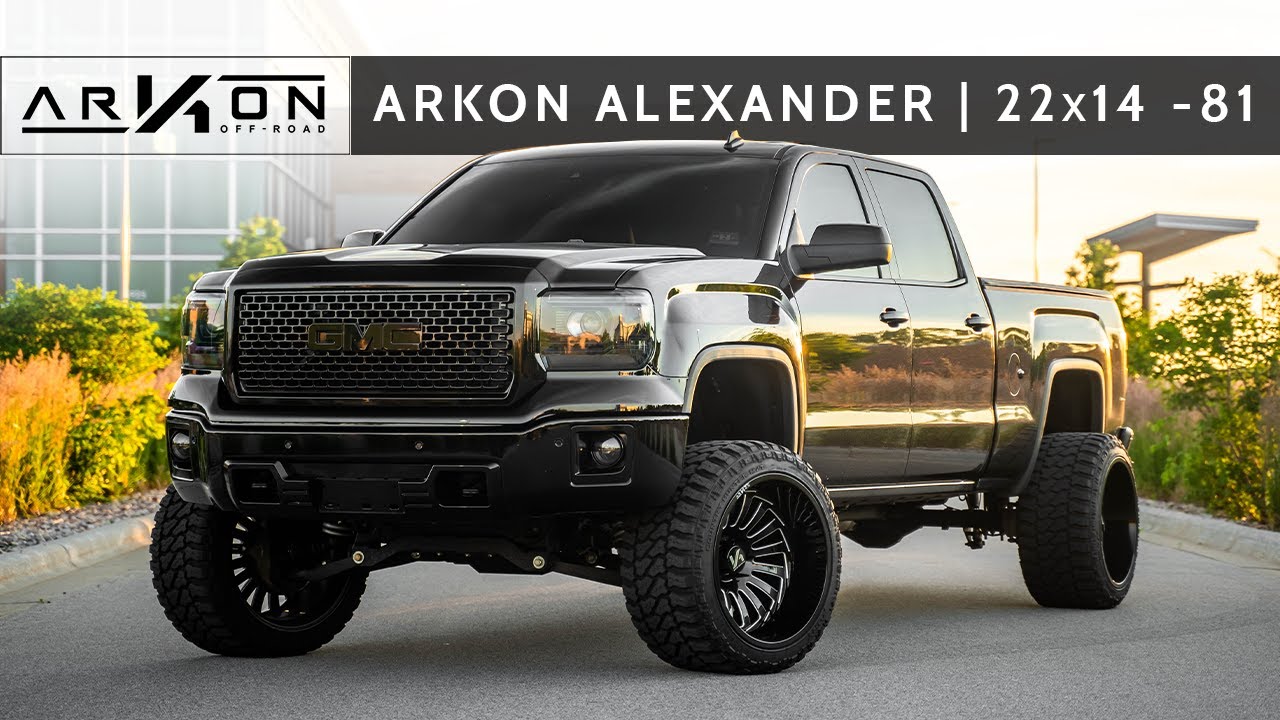 ARKON Alexander 22x14 -81 2014 GMC Sierra 1500