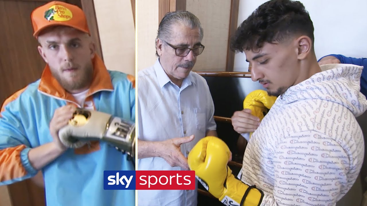 Jake Paul & AnEsonGib select their fight gloves! 👊