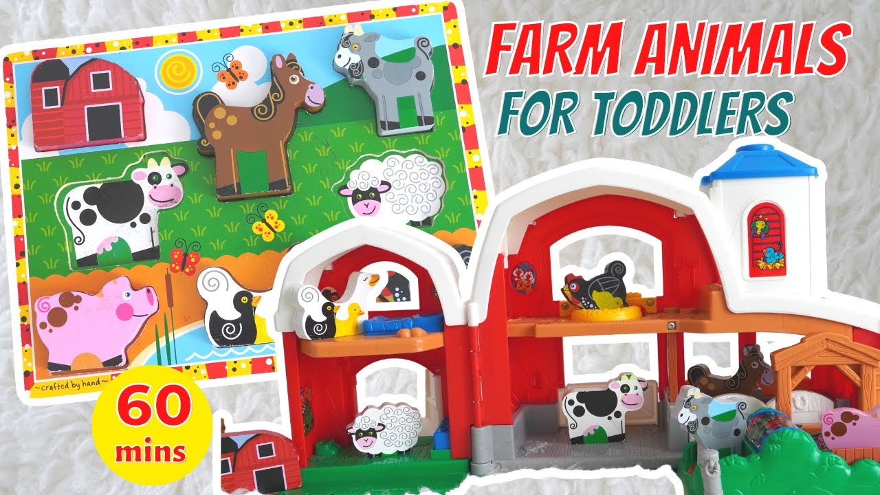 FARM ANIMALS for Toddlers, Kids & Babies | Around the Farm | Eric Carle Read Aloud Books