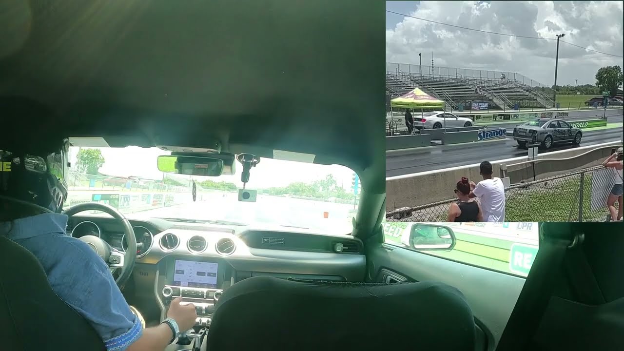 5.0 Mustang 10 Speed VS Gutted Audi A8 4.2L Quattro on 175 shot.