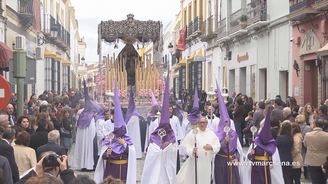 Semana Santa de Marchena: Jesús en Las Torres, San Sebastián, Niño Marchena y Santa Clara 30-03-18