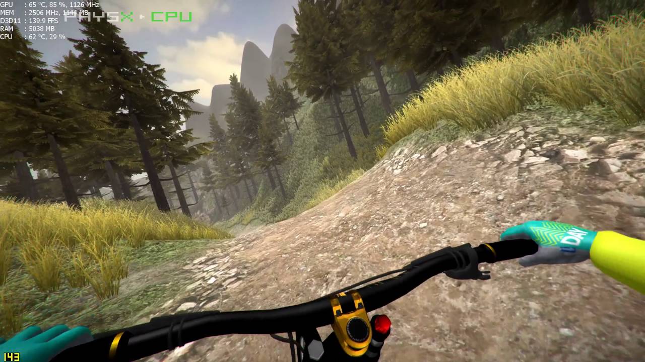 Gtx 980m MTB DOWNHILL SIMULATOR Max Details ASUS G751JY 1080p