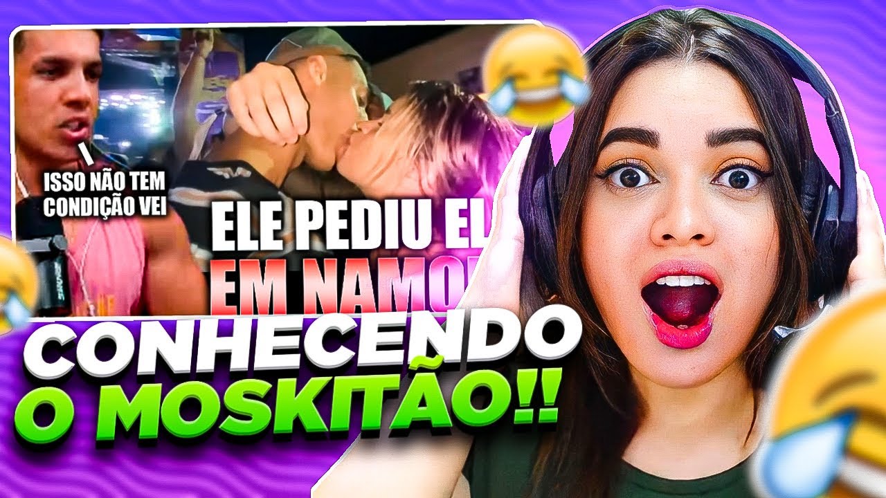 REAGINDO a HUDSON REAGINDO ELE PEDIU ELA EM NAMORO NO ROLE UNIVERSITARIO 2023 - MOSQUITÃO