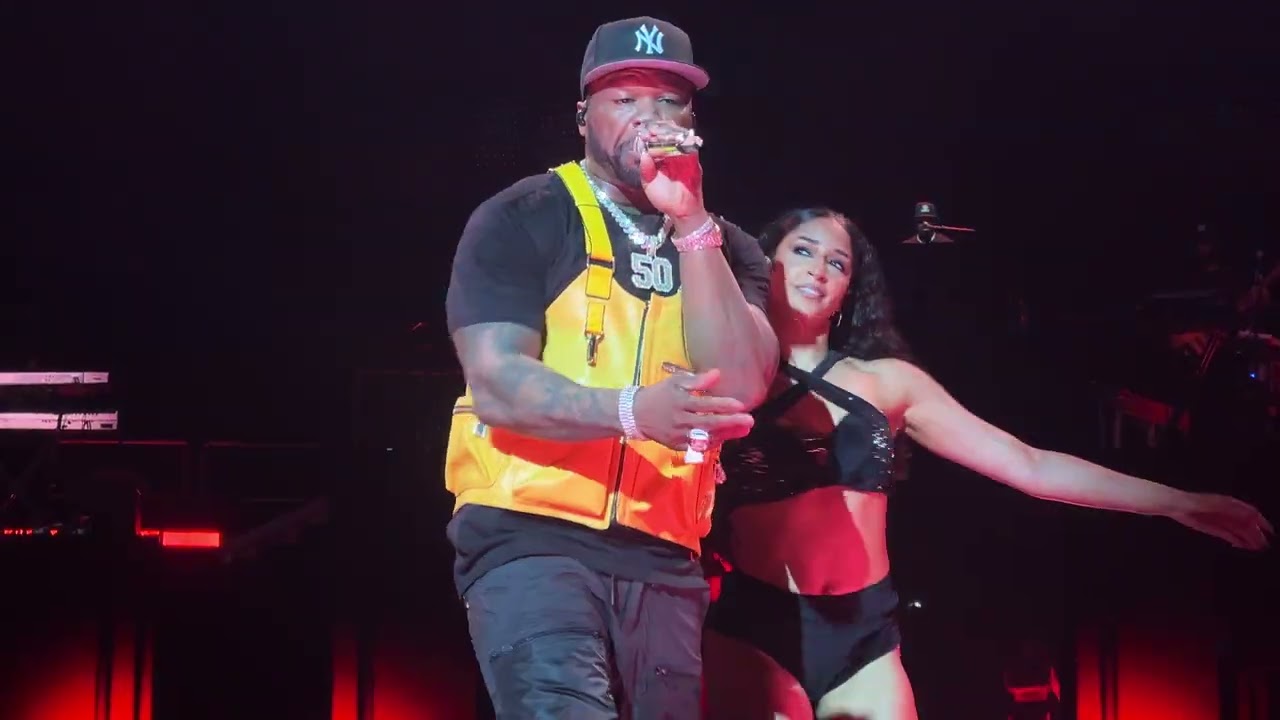 50 CENT Melbourne 6th December 2023 Rod Laver Arena '21 QUESTIONS' Final Lap Tour Concert BARRIER 4K