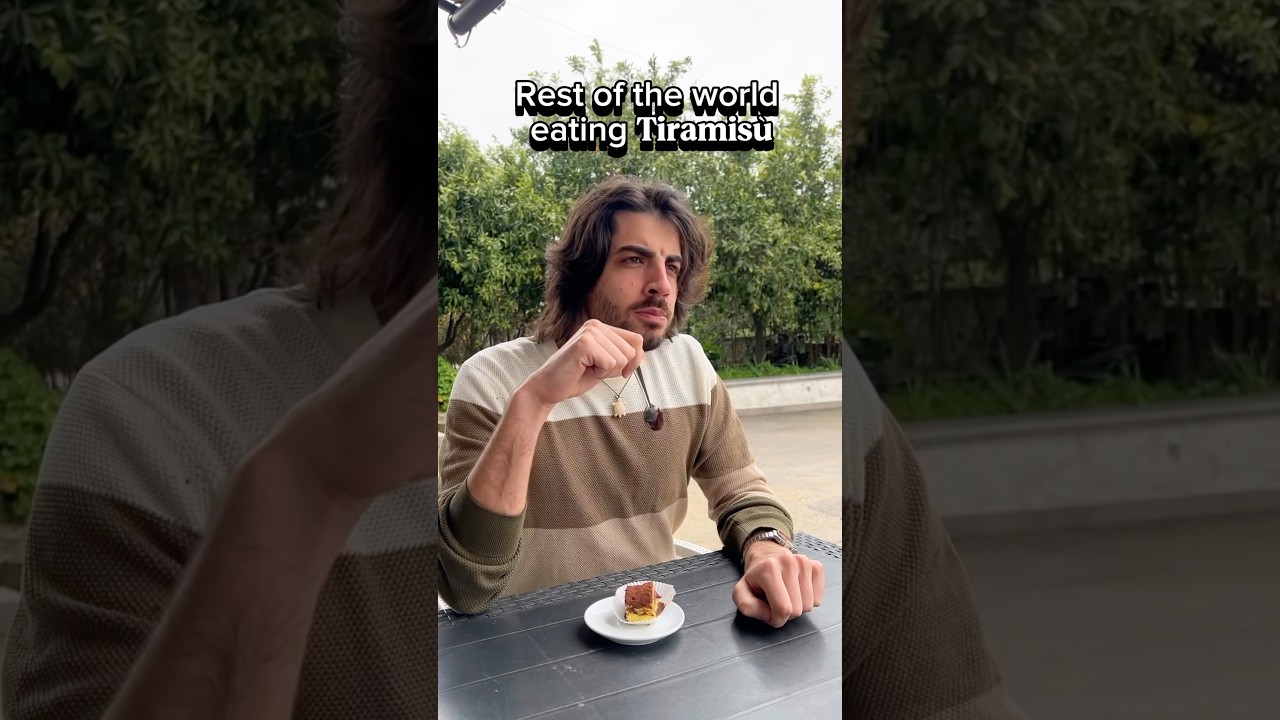 How ITALIANS eat Tiramis&ugrave;