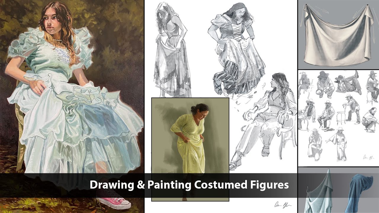Drawing & Painting Costumed Figures Course Sneak Peek