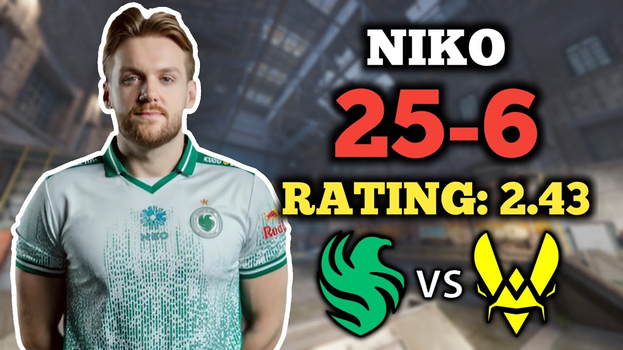 NIKO (25-6) FALCONS vs VITALITY (TRAIN) ESPORTS WORLD CUP 2025