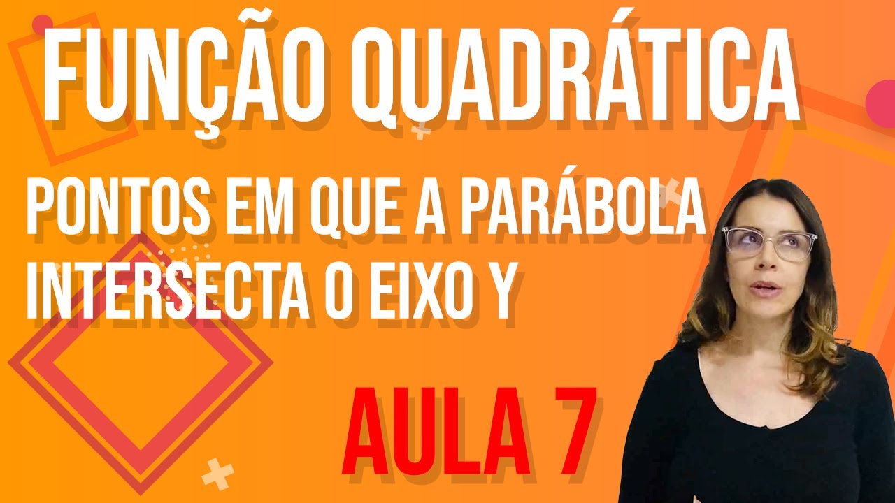 Função Quadrática - Aula 7 - Pontos em que a Parábola Intersecta o Eixo Y