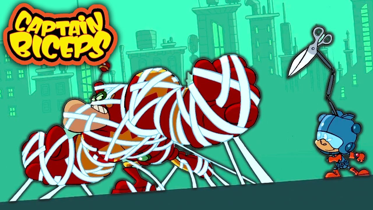 Captain Biceps | ADHESIF-MAN | Saison 1 Épisode 32 | Dessin Animé en Français