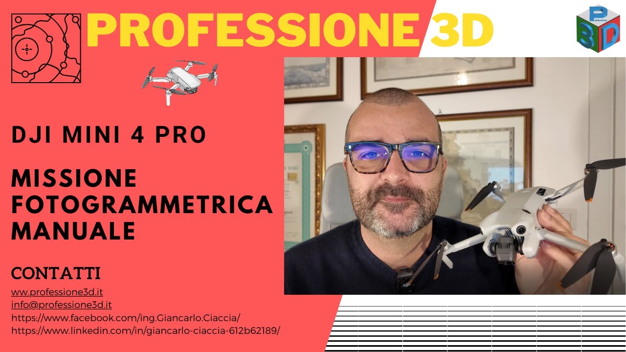 DJI Mini 4 Pro – Esecuzione missione fotogrammetrica con volo manuale